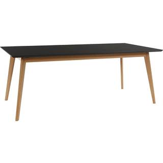 Spisebord 200 cm i sort eg