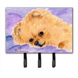 """" Caroline's Treasures SS8834TH68 Pomeranian Leash Holder eller Key Hook Large Multicolor """"