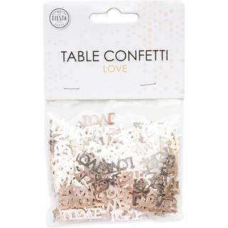 Rose gold Love konfetti