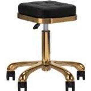 Gabbiano Cosmetic Stool Black Gold