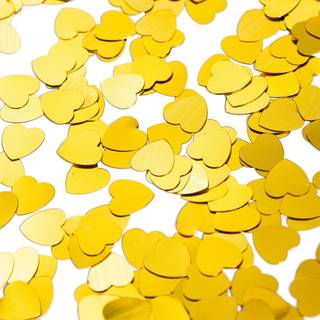 Guld hjerte konfetti