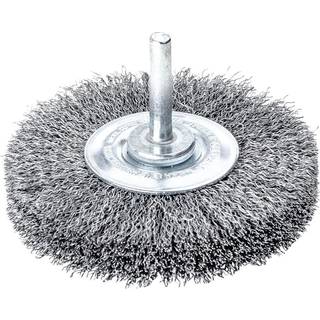 LESSMANN Rundbørste med skaft stål/bølget Ø30 x B6 mm (413142)