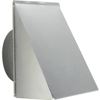 Broan Nutone Aluminium Frisk Air Inlet Wall Cap til 8 """" Runde kanal Aluminium