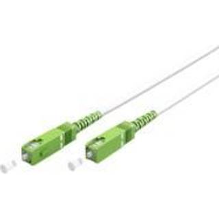 Goobay Lyslederkabel (FTTH), Singlemode (OS2) White, hvid (Simplex), 1 m