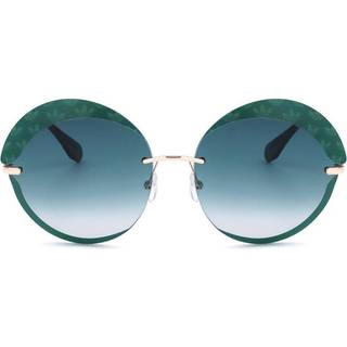 Adidas Originals OR0019 98P 67 Solbriller Kvinder Grøn - Dark Green Gold - 67mm