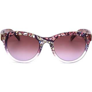 Emilio Pucci EP0053 27T 52 Solbriller Kvinder Hvid - Purple Black White - 52mm