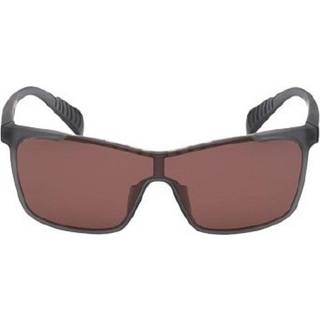 Adidas Sport Unisex SP0019 20H Solbriller Plast Grå Brun Maske Polariseret