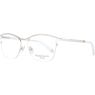 Christian Lacroix CL3054 800 55 Briller Kvinder Hvid - White Top Pattern Gold - 55mm