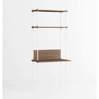 Moebe Reolsystem s.200.1.D - Smoked-Oak/White