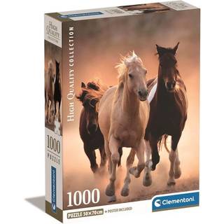 Clementoni puslespil 1000 brikker - Galopperende heste