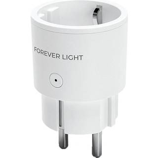 Tuya Smart Plug Stikdåse m. Energimåler og Wifi - Hvid