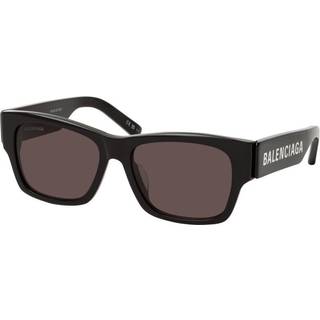 Balenciaga BB0262SA Asian Fit 001 56 Solbriller Mænd Black - Black - 56mm