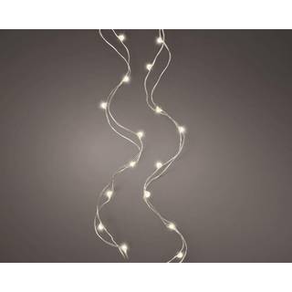 LED Micro Strang mit Timer batteriebetrieben warmweiß 95cm