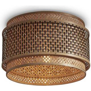 GOOD & MOJO Bhutan loftslampe, bambus, Ø 40 cm