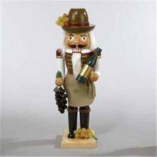 Kurt S. Adler Kurt Adler 15-tommer Wood Wine Grower Nutcracker Brown