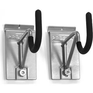 Proslat 13012 Super Duty/Bike Hooks designet til Proslat PVC Slatwall Locking 2-Pack Silver