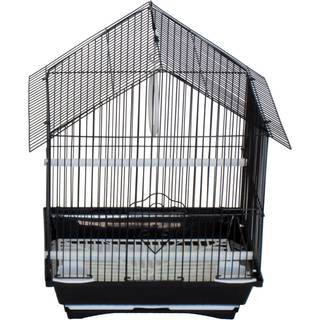 YML A1114MBLK House Top Style Small Parakeet Cage 11 """" X 9 """" X 16 """"