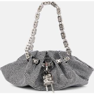 Givenchy Kenny Mini crystal-embellished shoulder bag - silver - One Size