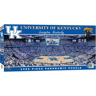 Masterpieces - 1000 stykker puslespil NCAA Kentucky Wild Cats Panoramic Basketball Stadium View Fun for voksne og familie 13 """" X39