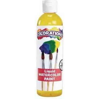Farve Liquid akvarelmaling 8 fl oz gul ikke-giftig maleri børn håndværk hobby sjov vandfarve plakater cool effekter alsidig gave