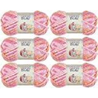 Bernat Baby T?ppe Yarn-6/Pk-Peachy 6/Pk Peachy 6 Pack