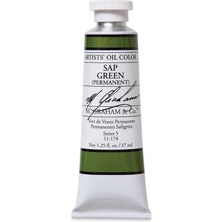 M. graham kunstner olie maling sap gr?n permanent 1,25 oz/37 ml r?r