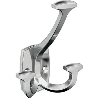 Amerock H3700426 | VICINITY Triple Prong Decorative Wall Hook | Poleret kromkrog til frakker hatte rygsække poser | Kroge til badeværelset sovevæ