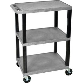 H. Wilson Gray 3 Shelf Speciality Utility Cart
