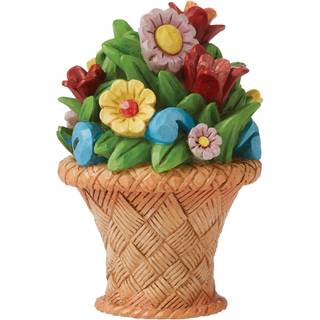 Enesco Jim Shore Heartwood Creek Spring Flowers Bouquet Miniature figur 3,5 tommer multicolor