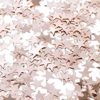 Rose gold stjerne konfetti