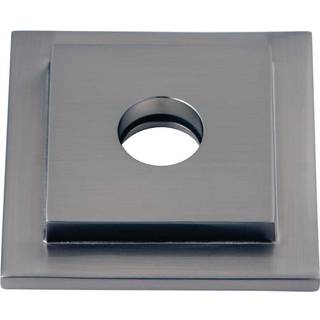 Kingston messing flsquare8 Claremont Heavy Duty Square Solid Cast Brass Bruser Flang B?rstet nikkel