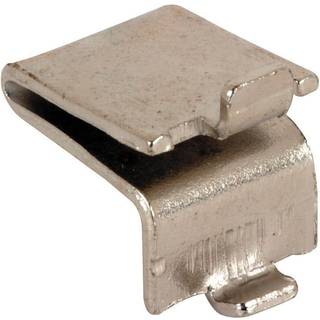 Prime-line U 10173 Nikkelbelagt metalstrimmel L?sestilhyldebeslag Knap og Vogt (8 Pack)