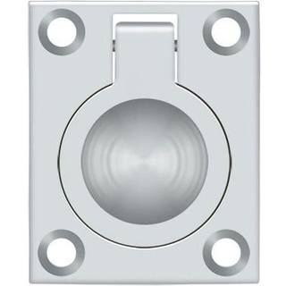Deltana FRP175U26 1 3/4-tommer x 1 3/8-tommer solid messing flush ring træk