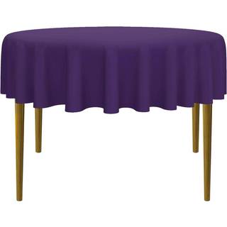 70-tommer rund lilla Premium 180 g/m² polyester borddug til bryllupper, banketter og restauranter - sømløs, pletbestandig, holdbar