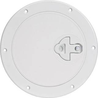 Inspektionsluge Nuova Rade Inspection Hatch, rund, Ø265/185 mm, med vred, hvid