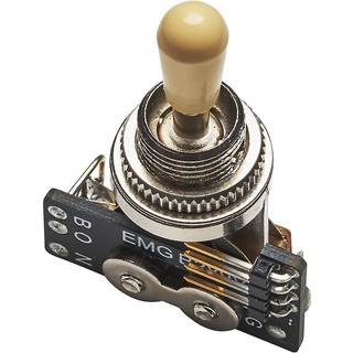 EMG 3 Way Solderless Toggle Ivory Pickup-vælger