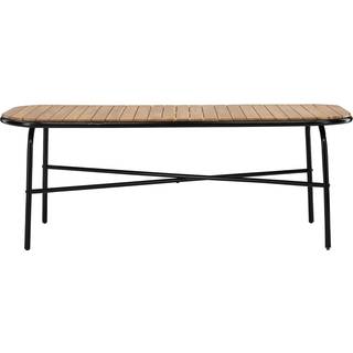 Venture Design Holmbeck spisebord Sort 200 x 90 cm