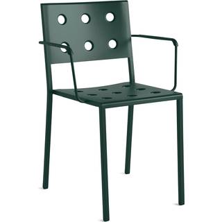 HAY Balcony Dining Stol med Armlæn Dark Forest