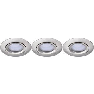 LUTEC Scop 3 stk. indbygningsspot, Colour and White Ambiance, hvid