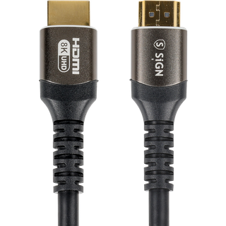 SiGN Premium HDMI 2.1 til HDMI 2.1 kabel 8K, 3m - Sort