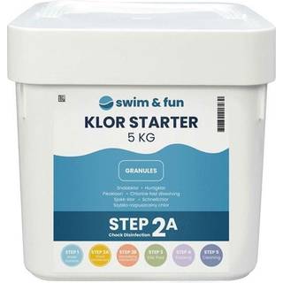 Klorstarter Hurtigklor Granulat 5 kg Swim & Fun 1703
