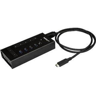 StarTech.com USB-C Hub Metal 7 Port USB hub - USB 3.0 - 7 ports - Sort