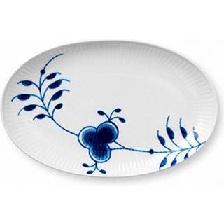 Royal Copenhagen Blå Mega Riflet asiet - 23 cm
