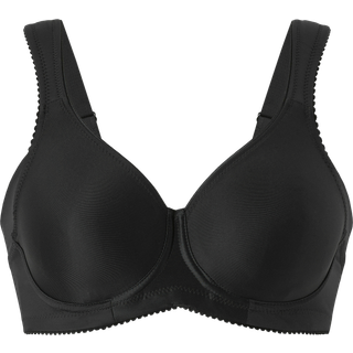 Miss Mary Stay Fresh Molded Underwired Bra - Black - F 100