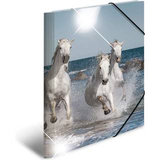 HERMA Elasticated folder glossy animals A3 PP horses