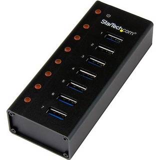 STARTECH 7-Port USB 3.0 Hub - Desktop or Wall-Mountable Metal Enclosure