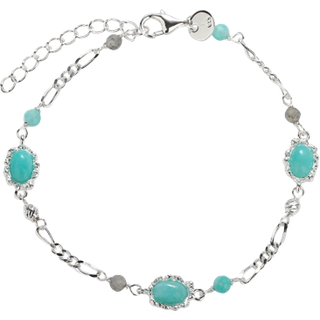 AMAZONIT MILA BRACELET | SILVER