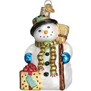 Old World Christmas Gleeful Snowman Ornamenter Glass bl?st ornamenter til juletr?