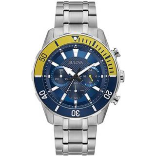 Bulova 98A245 Blå/Stål Ø44 mm