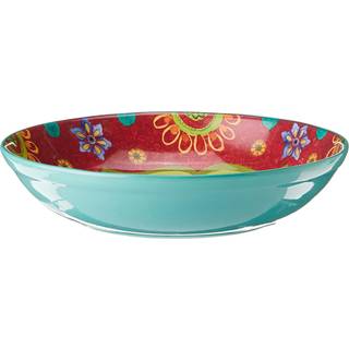 Certificeret international tunisisk solnedgangsbetjening/pasta skål 13.25 """" x 3 """" Multicolor
